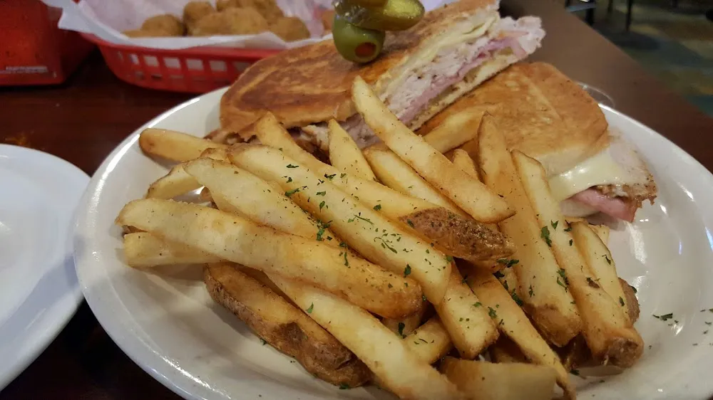 Cuban Sandwich and Fries